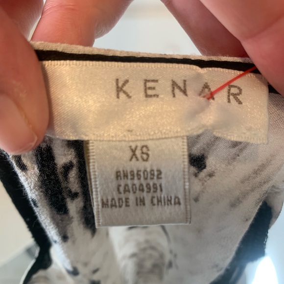 Kenar | sleeveless asymmetrical tank top size XS - Picture 3 of 8